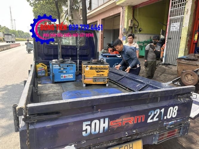 Máy uốn thép D25 bàn giao về Long An