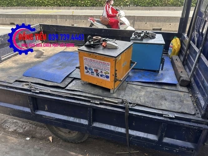 Máy uốn thép D25 bàn giao cho khách thuê