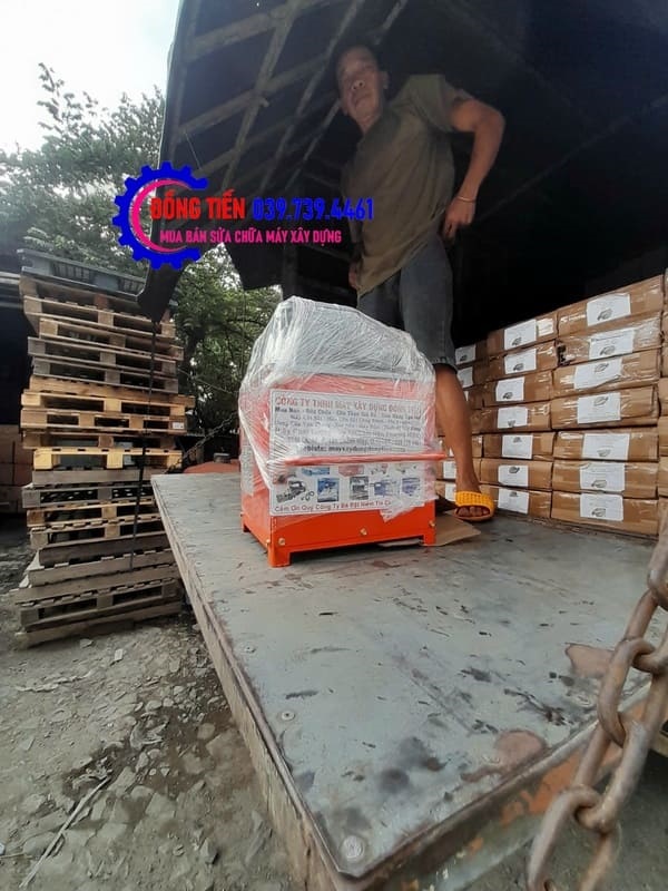 Máy uốn thép D22 giao khách Gia Lai